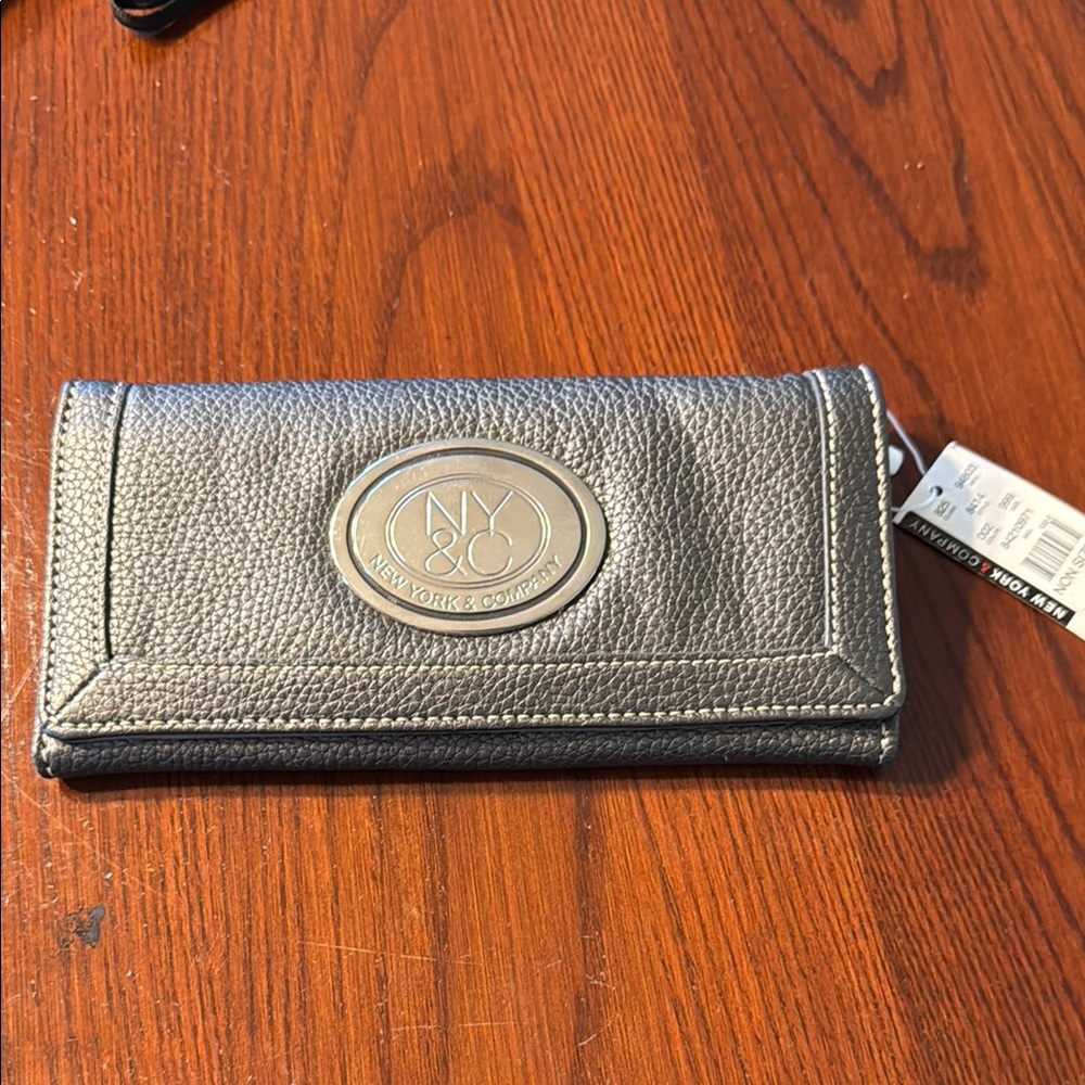 Gray New York & Company Wallet New With Tags